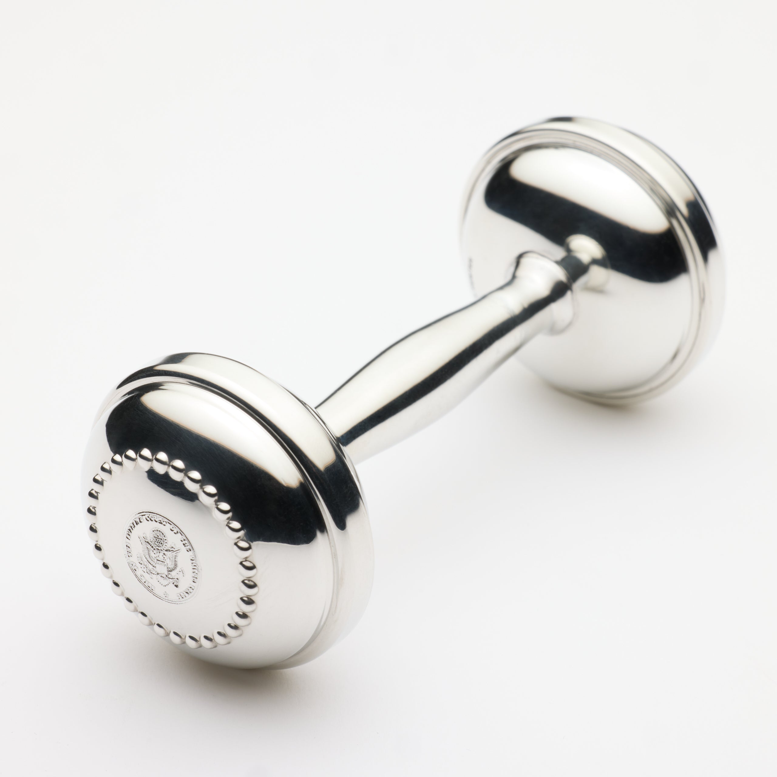 Dumbbell Rattle with Beading main image 0
