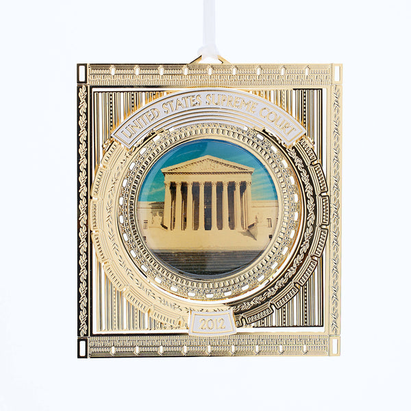 2012 Supreme Court Photo Square Ornament