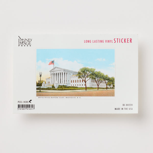 Supreme Court Vintage Sticker DC 220
