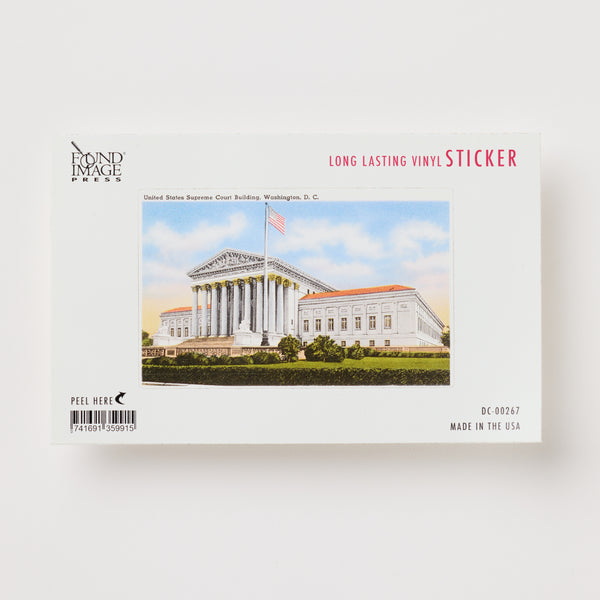 Supreme Court Vintage Sticker DC 267