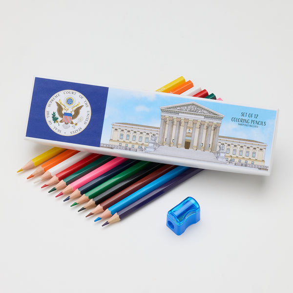 Supreme Court Art Coloring Pencil Set