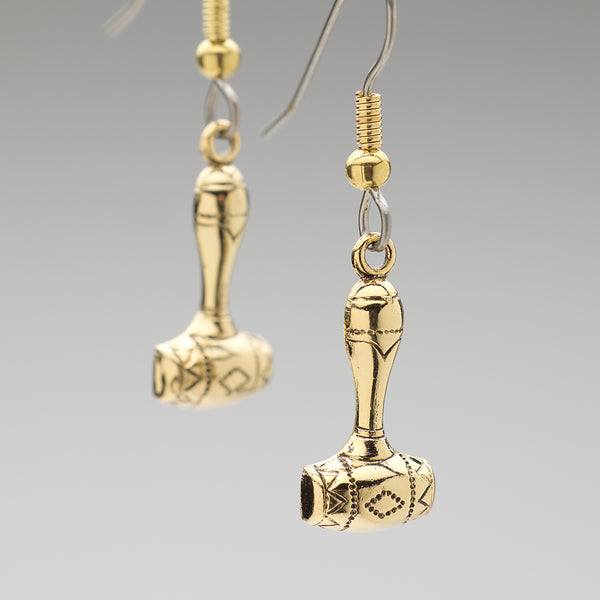 Gavel Earrings