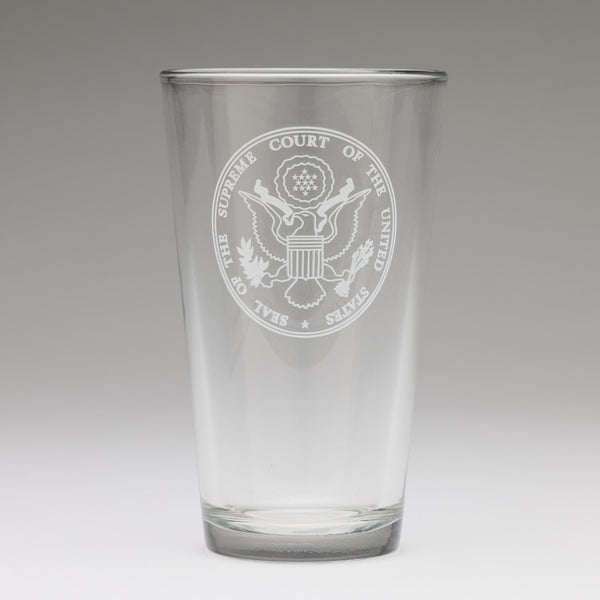 Supreme Court Seal Glass Cup