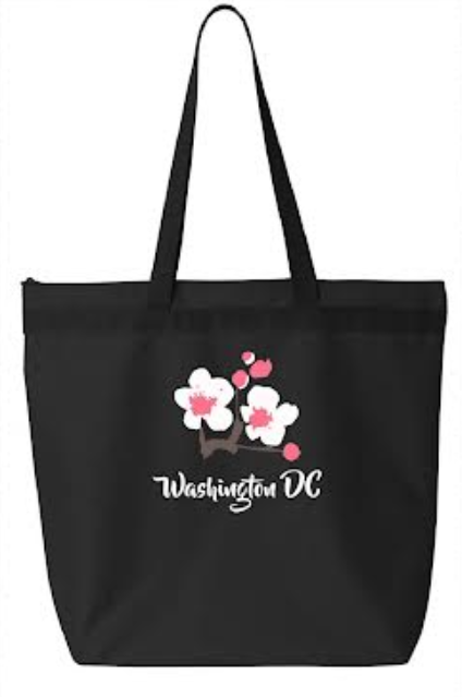 Cherry Blossom Washington DC Tote