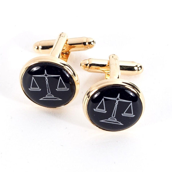 Cufflinks- Gold Plated Scales