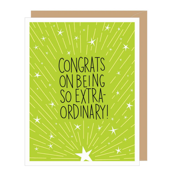 Extraordinary Congratulations Card