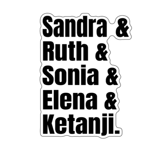 Female Justices Sticker
