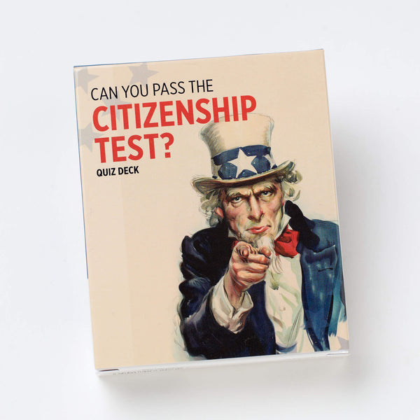 Knowledge Cards - Can YOU Pass the Citizenship Test? Quiz Deck