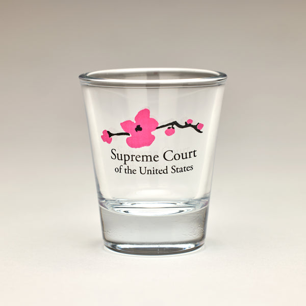 Supreme Court Cherry Blossom Shot Glass