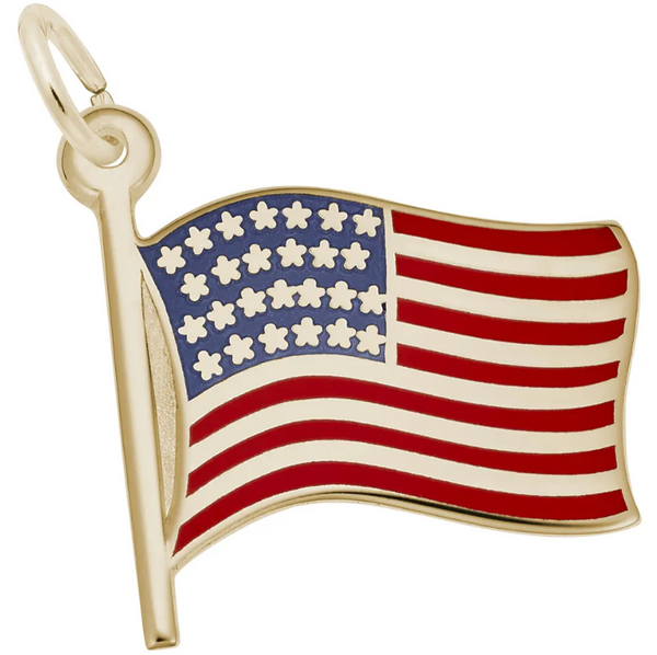 Charm- USA Flag