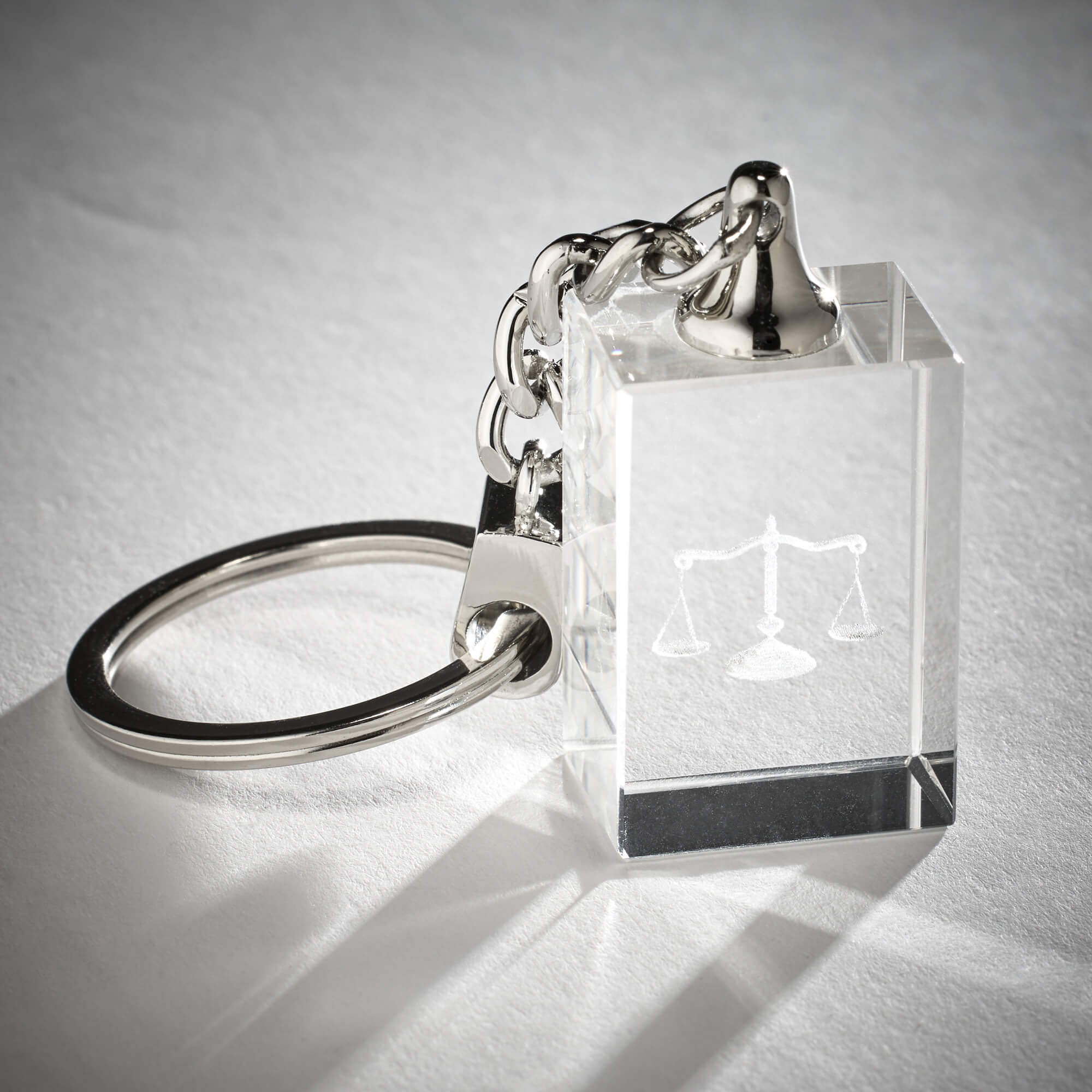Keychain - Crystal Scales of Justice – Supreme Court Gifts