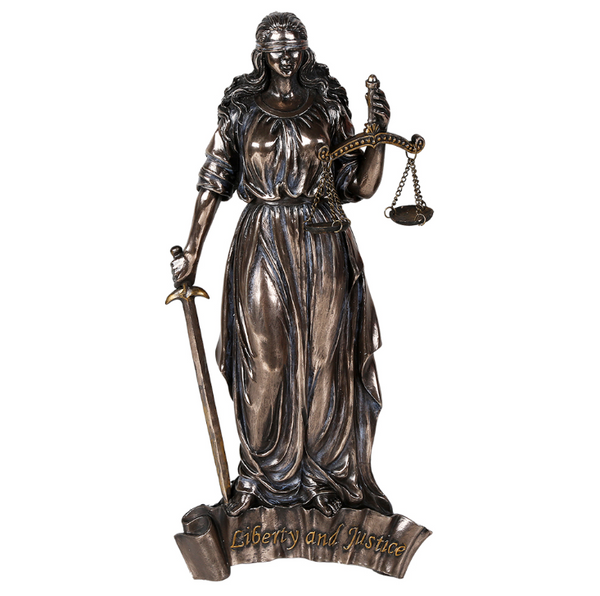 Lady Justice Plaque