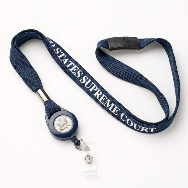 Retractable Lanyard - Supreme Court Seal, Assorted Colors