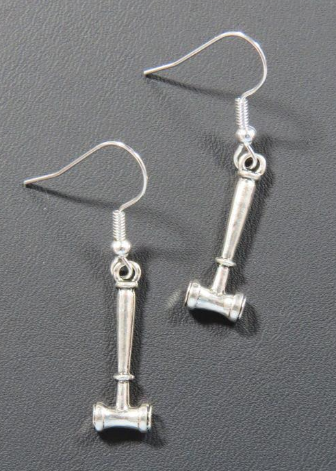 Longer Gavel Earrings