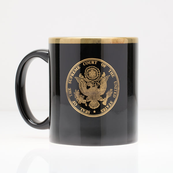 Ceramic Coffee Mug - SC Seal, Black