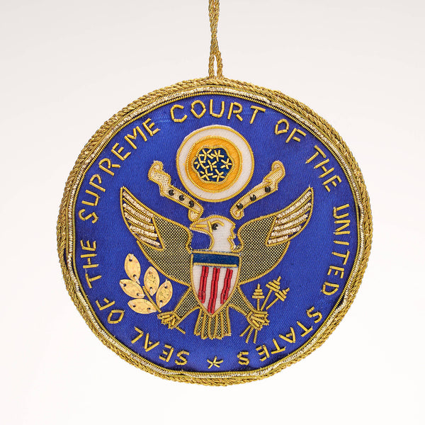Embroidered Supreme Court Seal Ornament