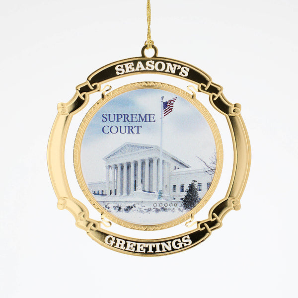 Framed Supreme Court Picture Ornament