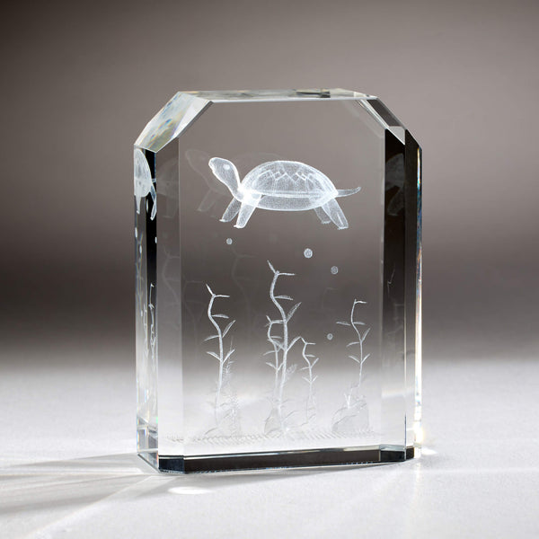 Crystal Turtle Paperweight