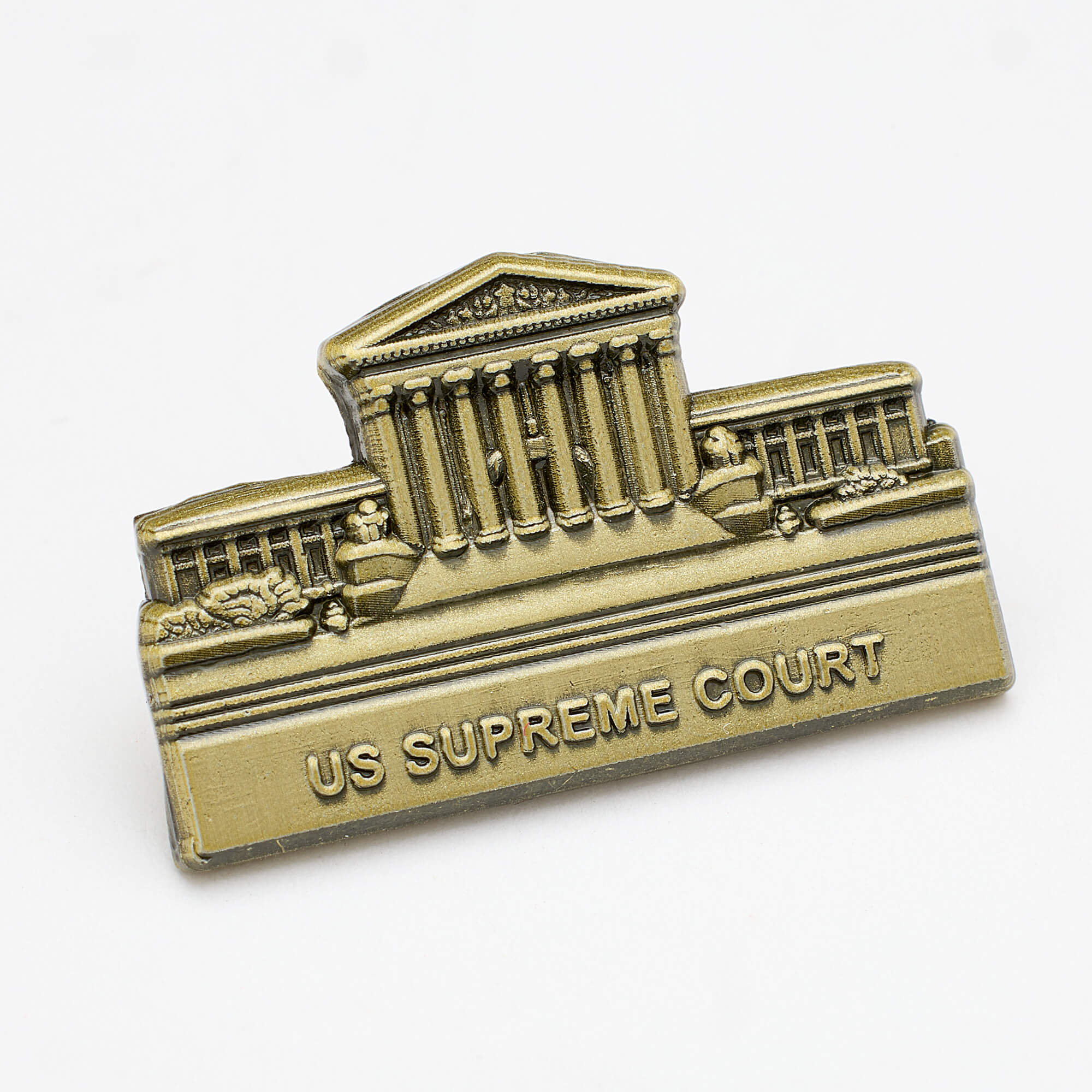 Lapel Pin - 3D Supreme Court Building – Supreme Court Gifts