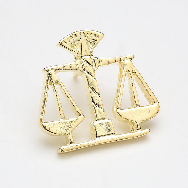 Lapel Pin - Scales of Justice, Assorted