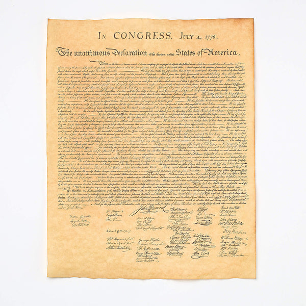 Parchment - Declaration of Independence