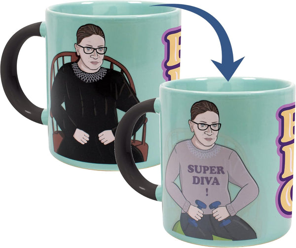 Ruth Bader Ginsburg Heat-Changing Mug