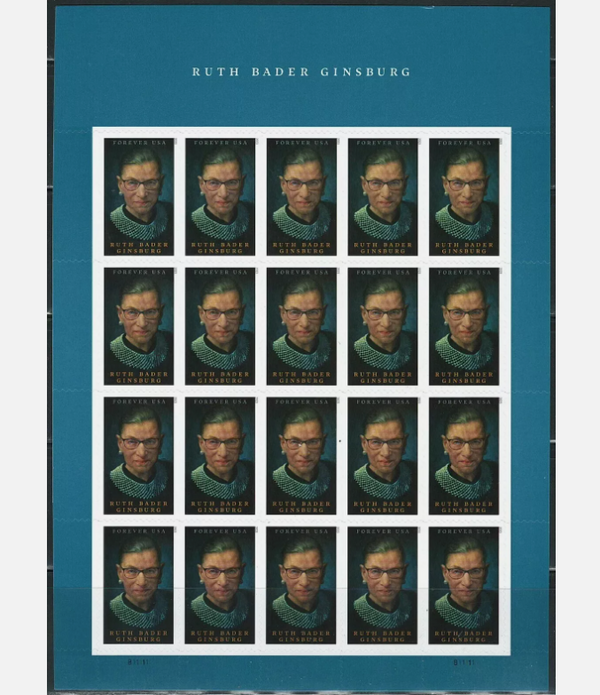 Ruth Bader Ginsburg Postage Stamps - $13.60