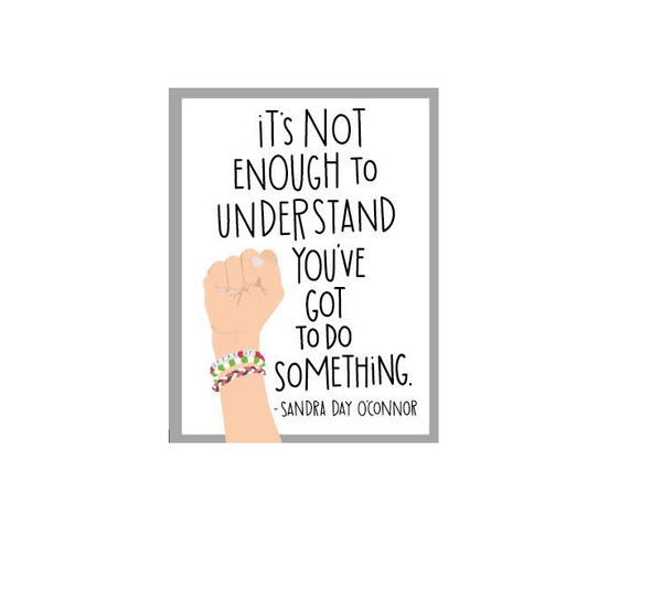 Justice Sandra Day O'Connor Quote Magnet