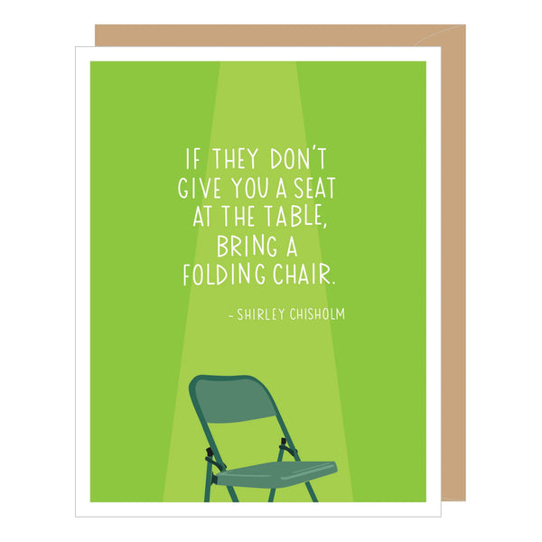 Shirley Chisholm Quote Inspiration Card