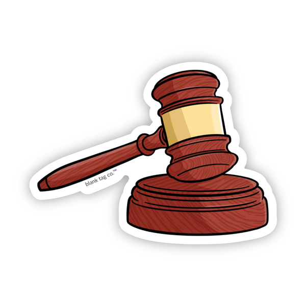 Gavel Sticker