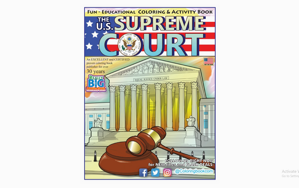 U S Supreme Court Coloring Book