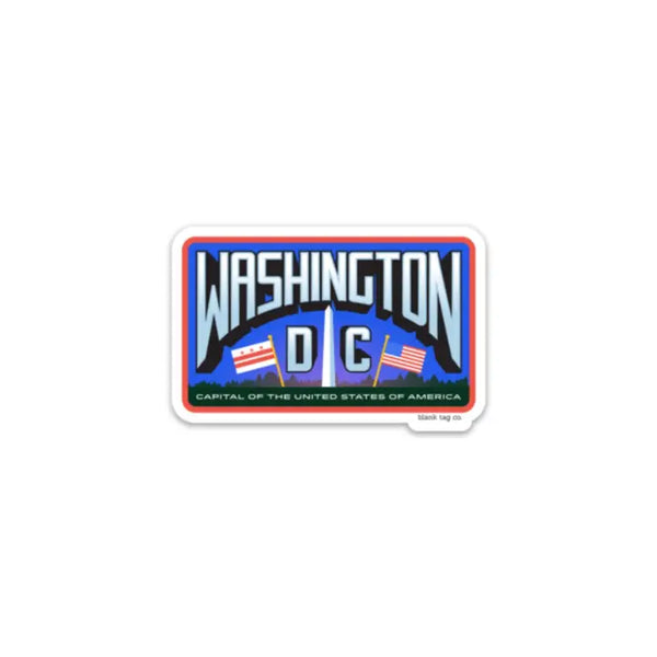 Washington DC City Badge Sticker