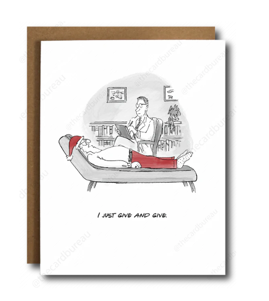 Therapy Santa Card
