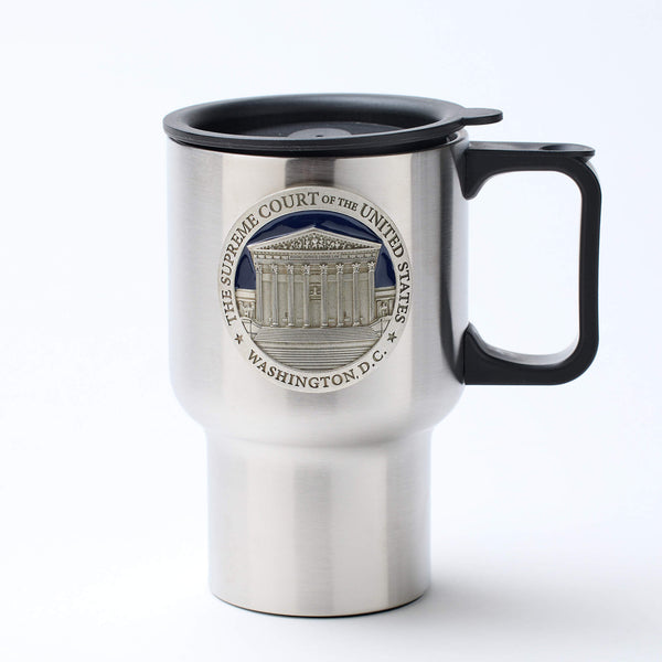 Pewter Supreme Court Building Travel Mug