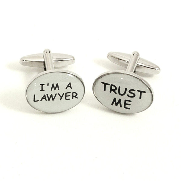 Cufflinks- I'm a Lawyer-Trust Me